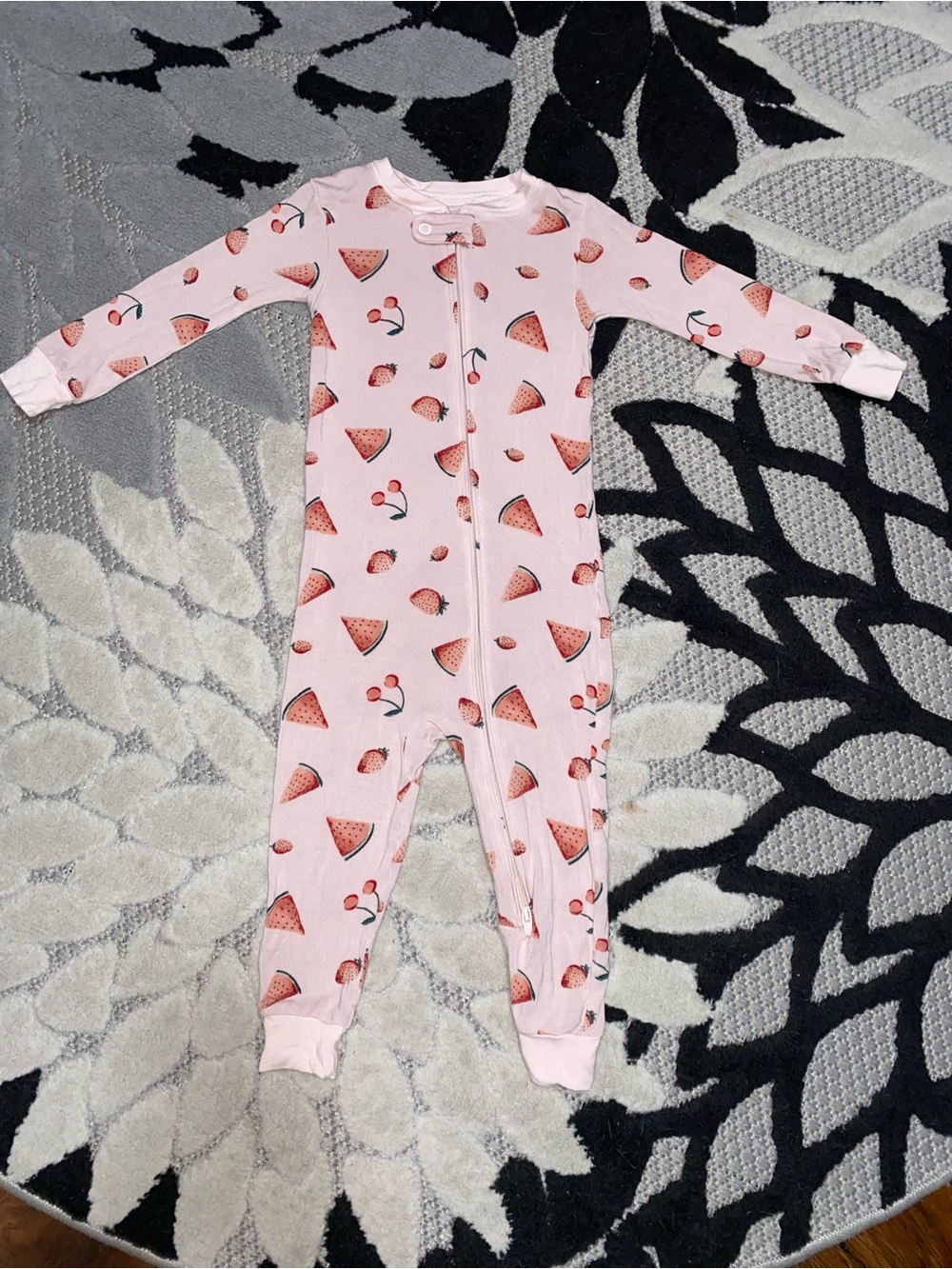 Carter’s Purely Soft Watermelon & Cherry Footless One-Piece Pajama 18 Months
